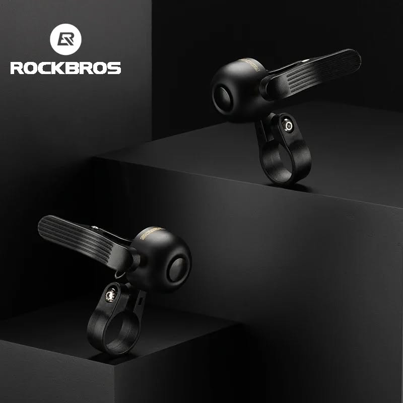 Звонок ROCKBROS 2023-1A, левосторонний; черный