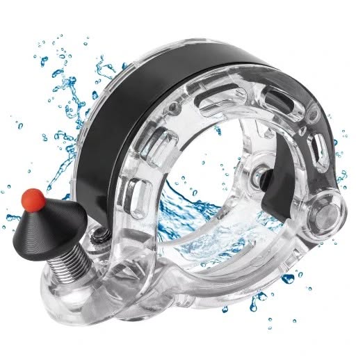 Звонок ROCKBROS LD-Q1, ударный, в виде кольца; прозрачный