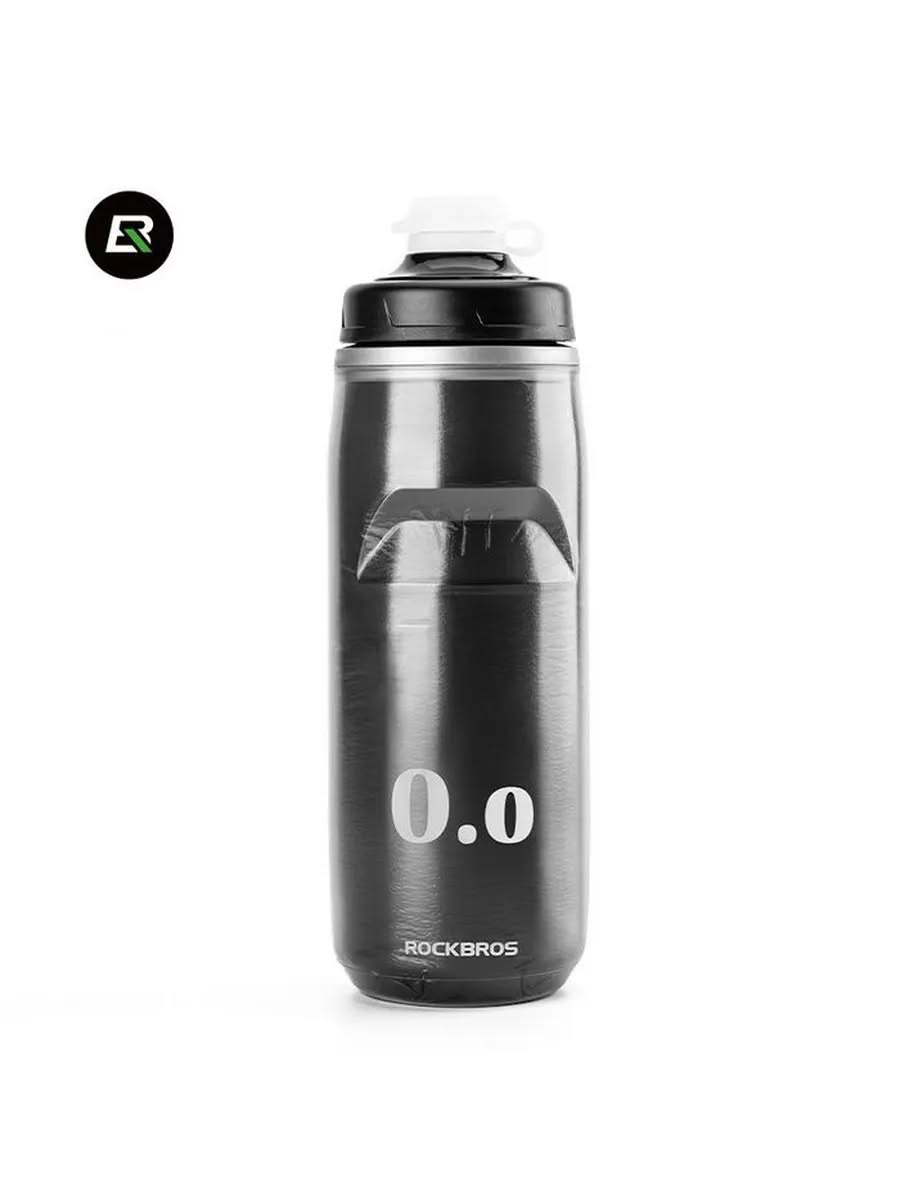 Велофляга ROCKBROS термос 620 мл; черный О.о