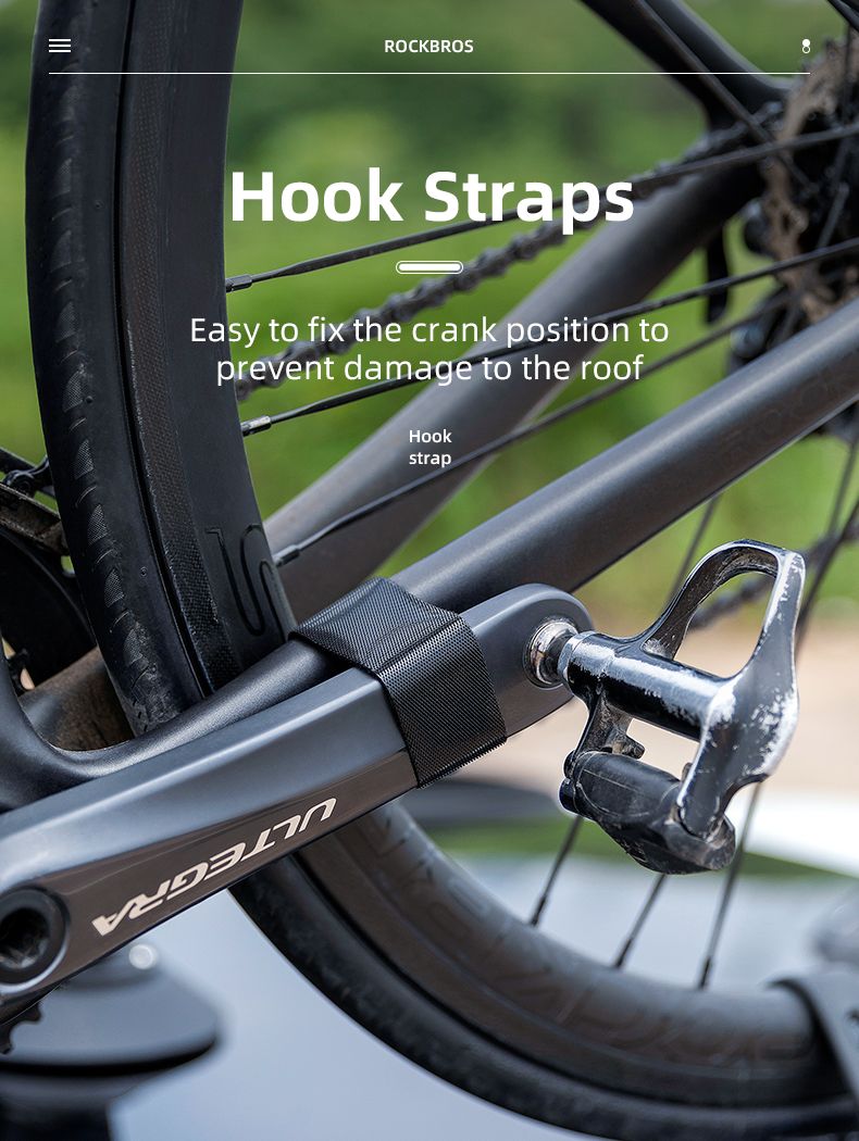 Автобагажник ROCKBROS на крышу с электро присоской, на 3 велосипеда с сигнализацией.