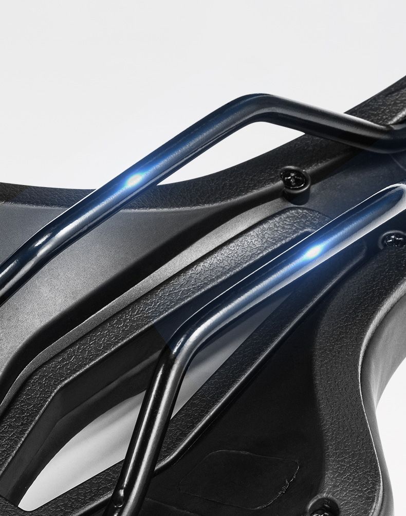 Седло ROCKBROS черное, спортивно комфортное с прорезью, арт 38210005001