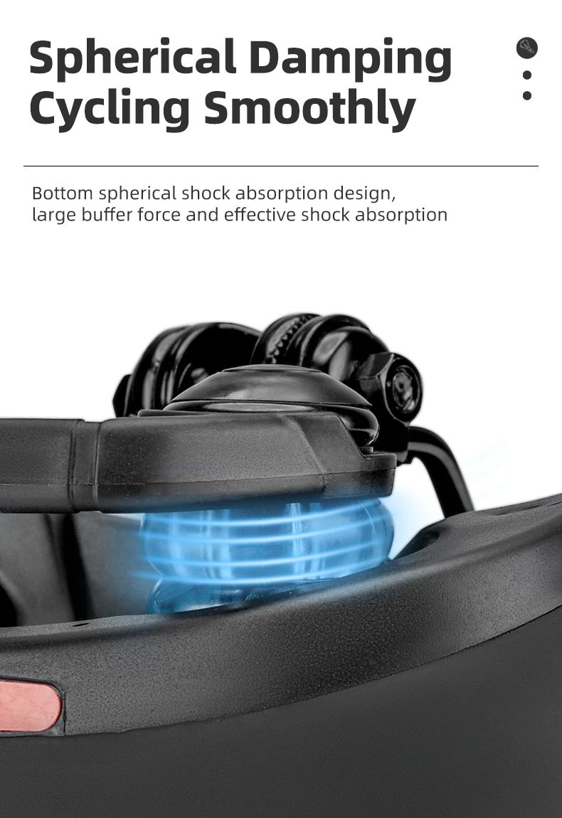 Седло ROCKBROS черное, комфортное 608