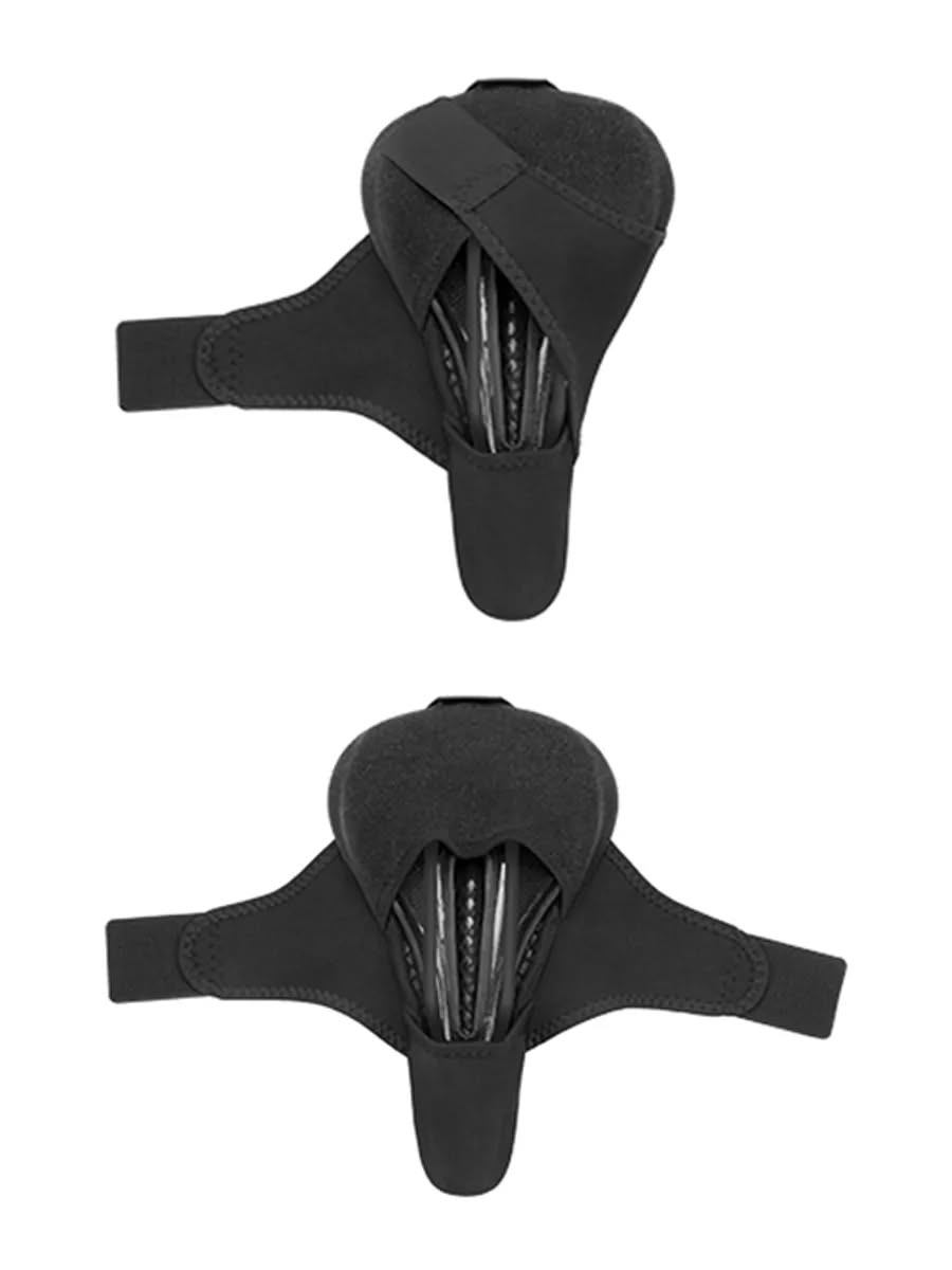 Накладка на седло ROCKBROS LF0229 на липучках, лайкра/силикон с эффектом памяти, 263 г; черный