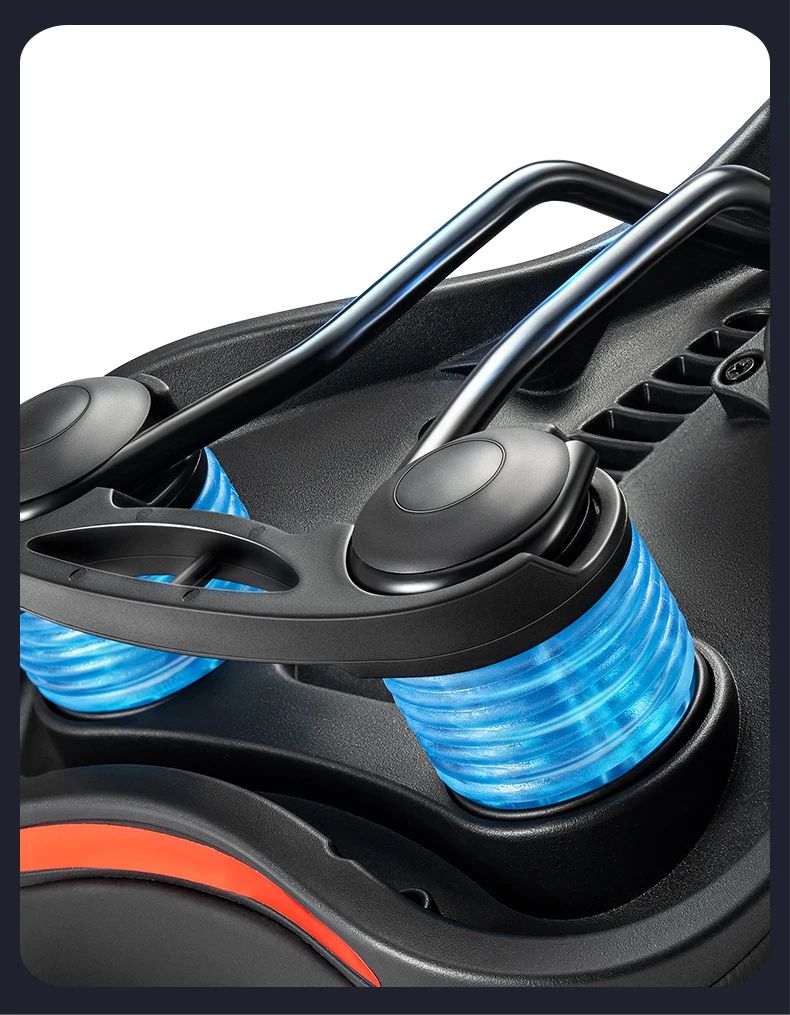 Седло ROCKBROS черное, двойная амортизация