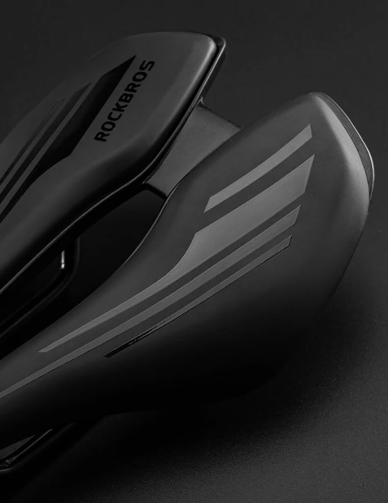 Седло велосипедное ROCKBROS спортивное; черный