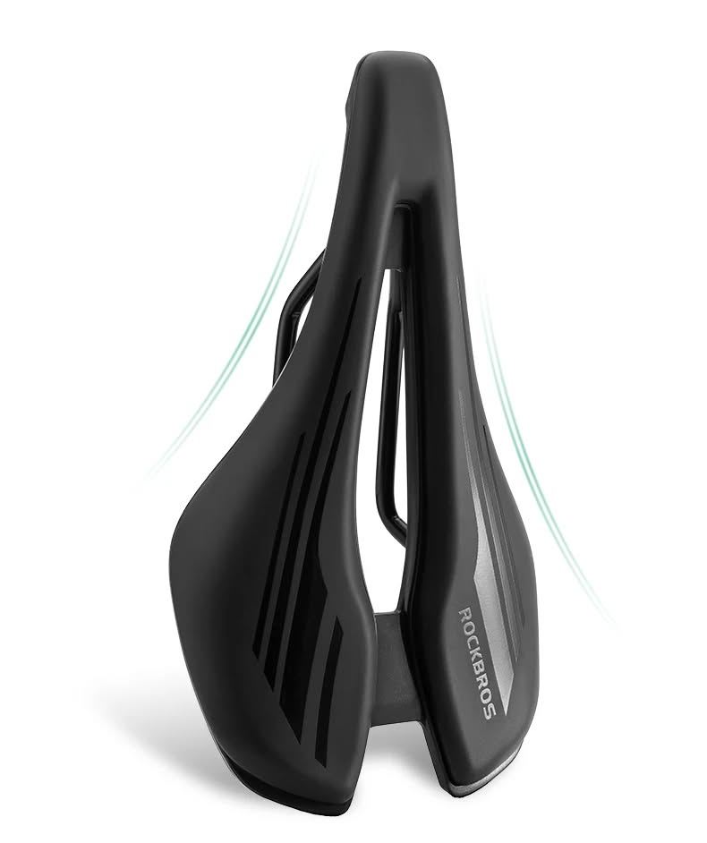 Седло велосипедное ROCKBROS спортивное; черный