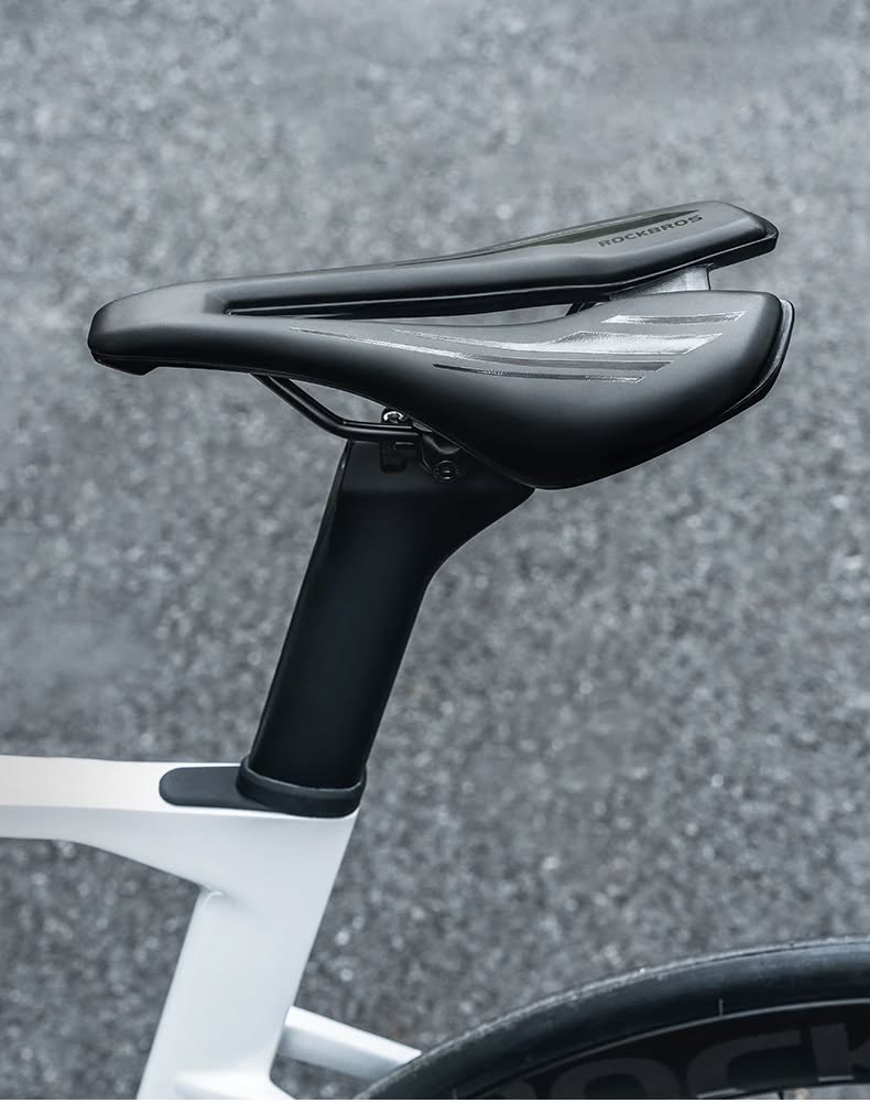 Седло велосипедное ROCKBROS спортивное; черный