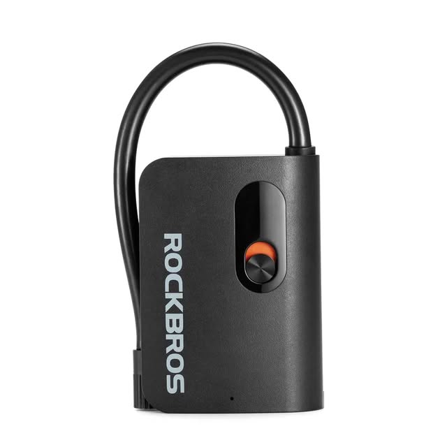 Насос электро ROCKBROS QJCQBAIR L1 мини, Type-C, до 70 PSI; черный