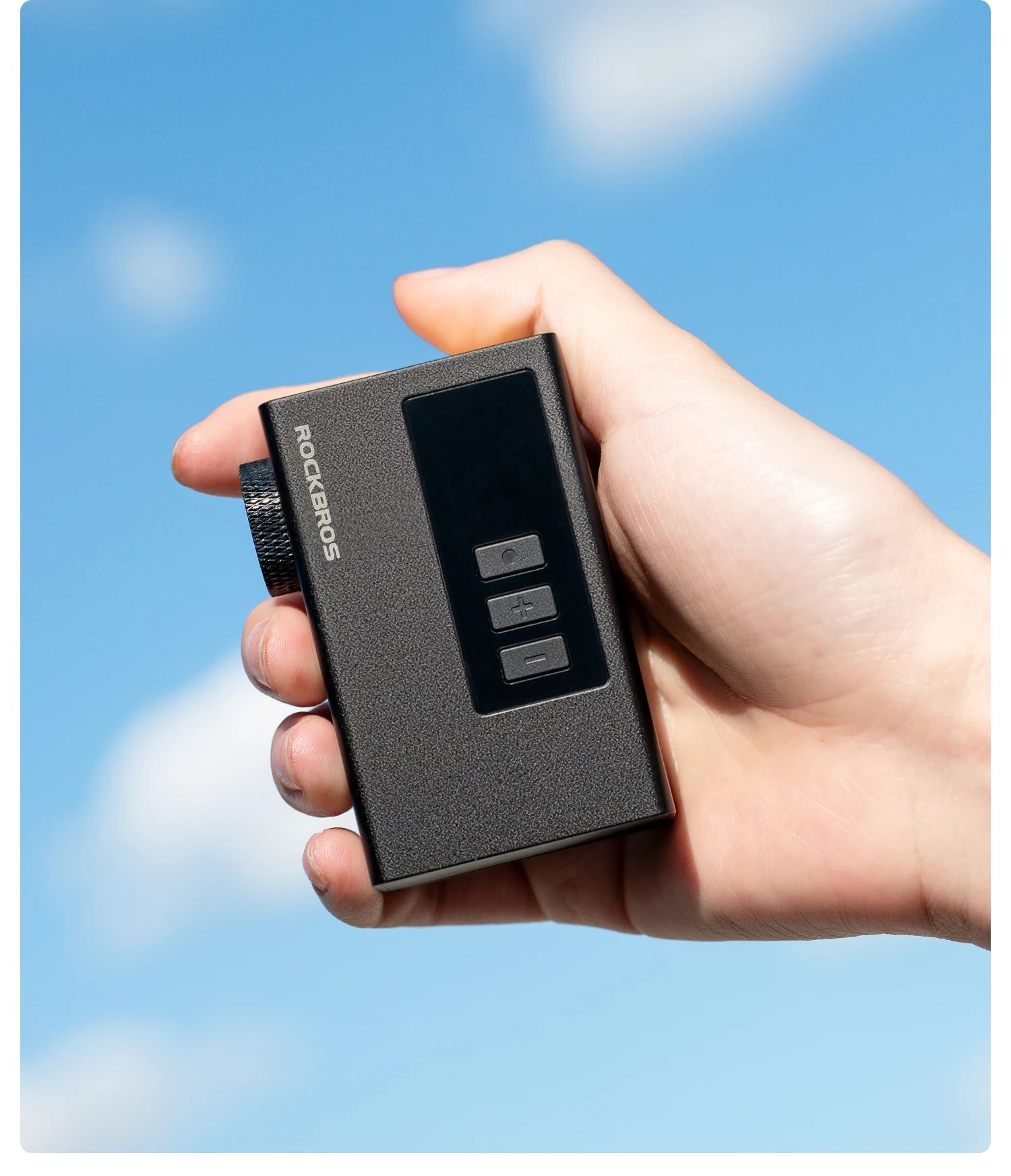 Насос электро ROCKBROS AS240 Pro мини, Type-C, до 120 PSI; черный