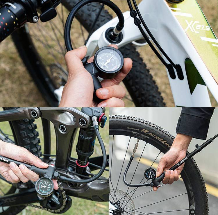 Насос высокого давления ROCKBROS со шлангом, 300 PSI