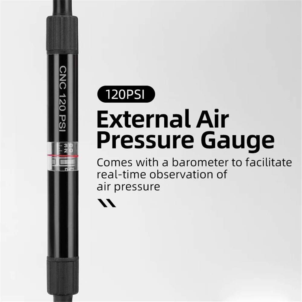 Насос напольный ROCKBROS MP2821, компактный, алюминий, с манометром, до 120 PSI; черный