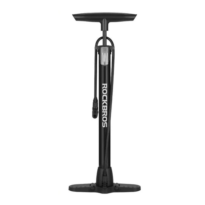 Насос напольный Rockbros стальной со складной платформой. 160psi. Арт. RB_42410002001