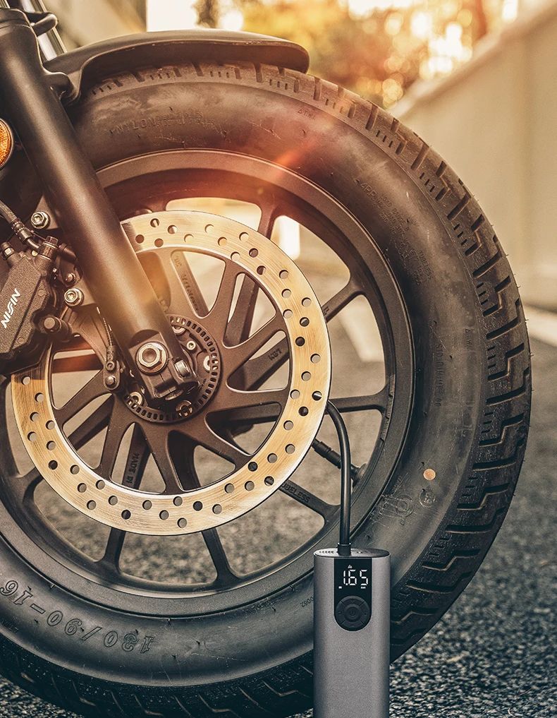 Насос электро ROCKBROS A8, Type-C, до 150 PSI; серый