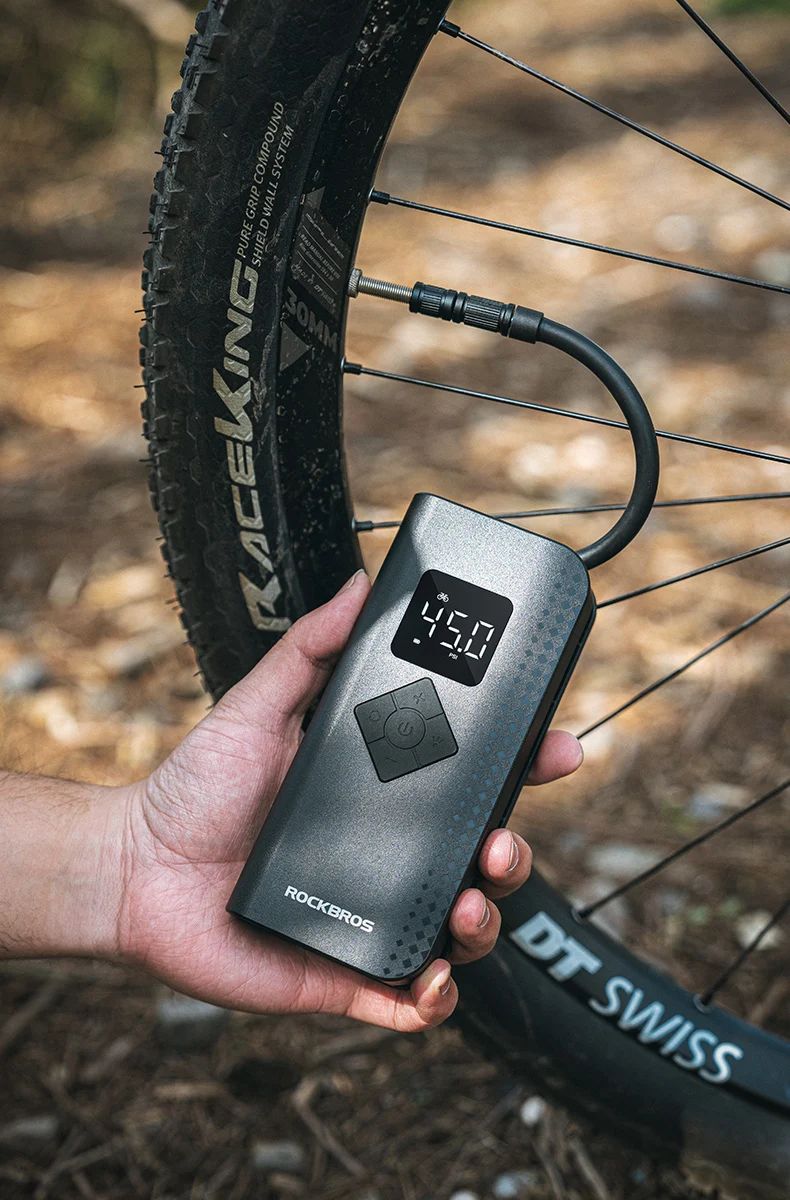 Насос электро ROCKBROS A13, Type-C, до 150 PSI; черный