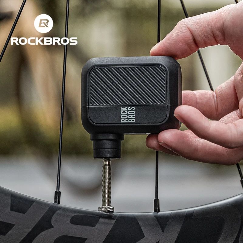 Насос электро Rockbros компактный черный. 100ps, type C, 7.4V* 300mAh. Арт. RB_42720011001