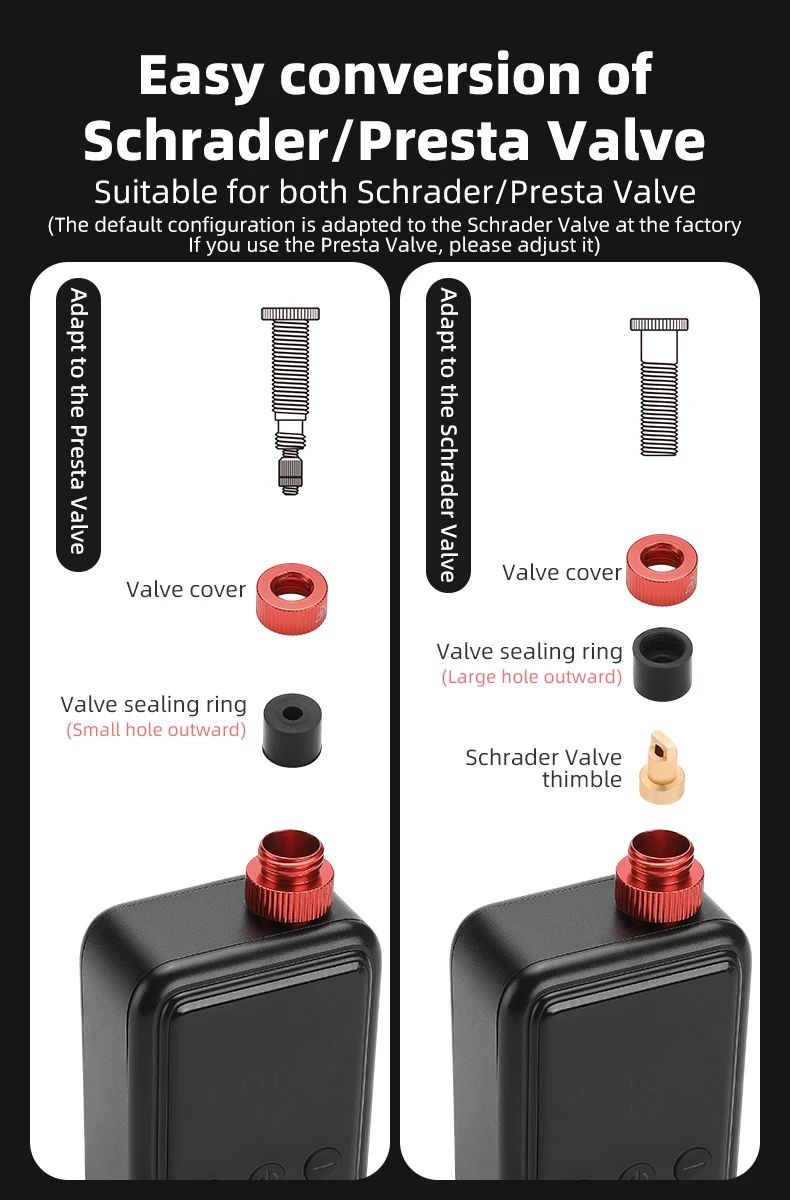 Насос электро ROCKBROS HW-140 мини, с силиконовым чехлом, Type-C, до 150 PSI; черный