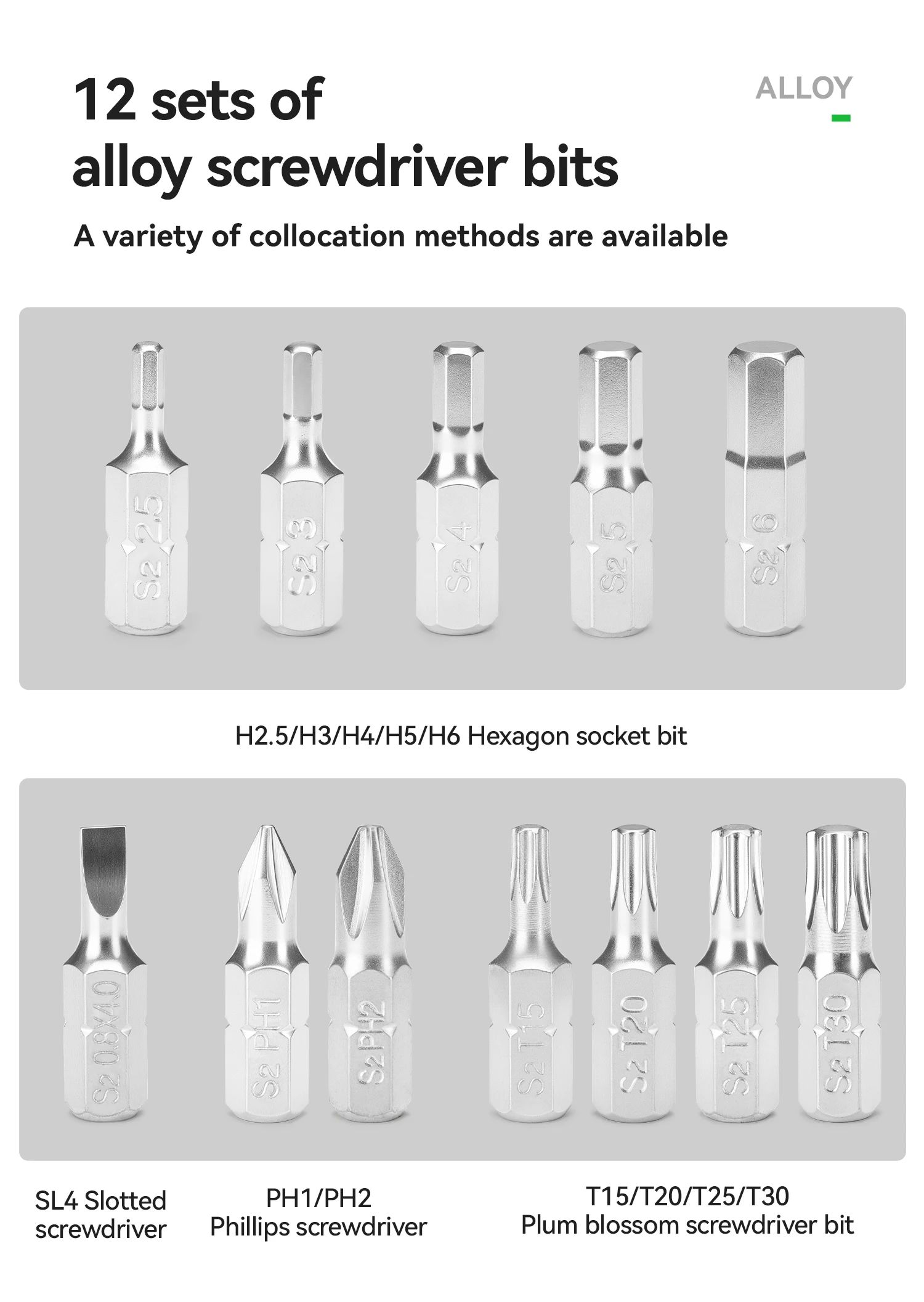 Набор инструментов ROCKBROS TG-T8008, трещотка магнитная с битами; черный/зеленый