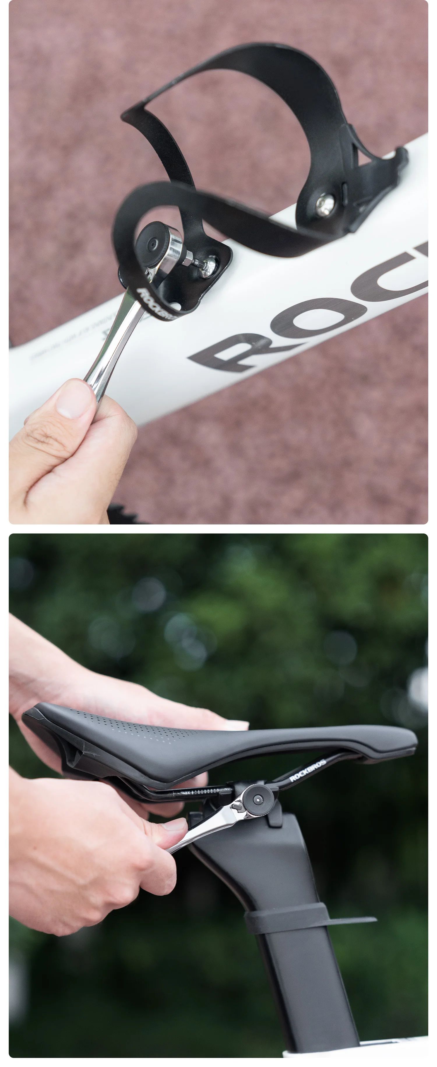 Набор инструментов ROCKBROS TG-T8008, трещотка магнитная с битами; черный/зеленый