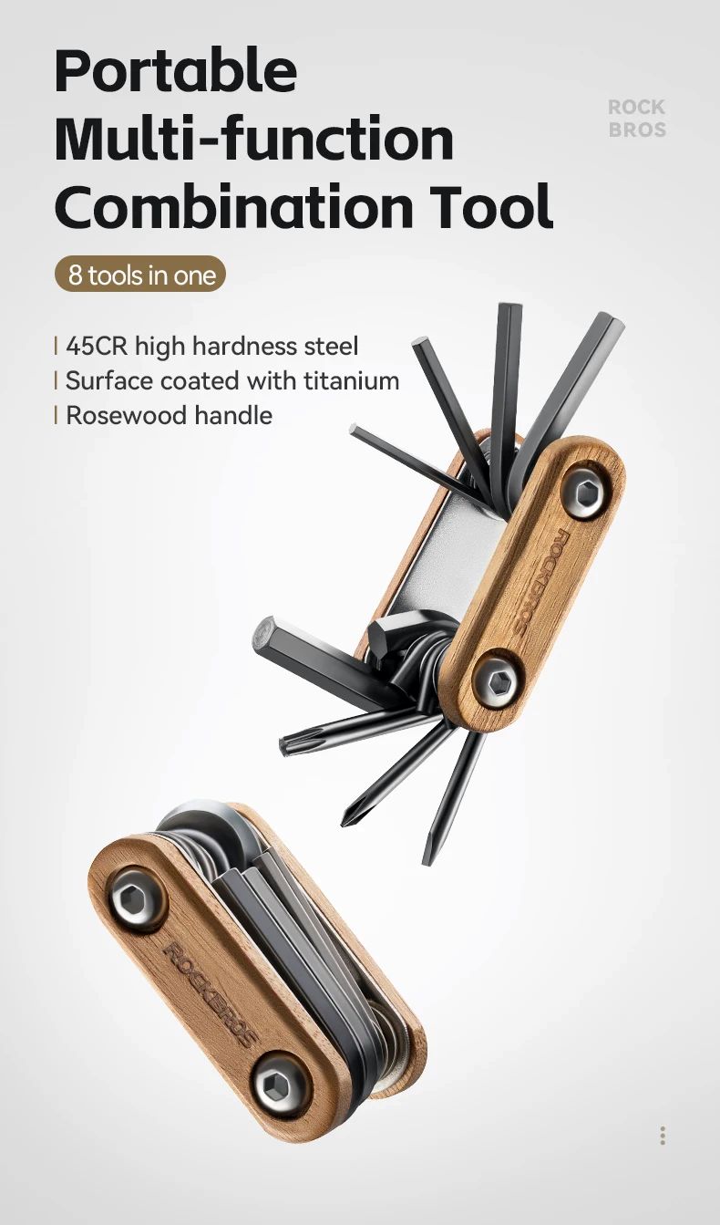 Мультиключ ROCKBROS 8 предметов