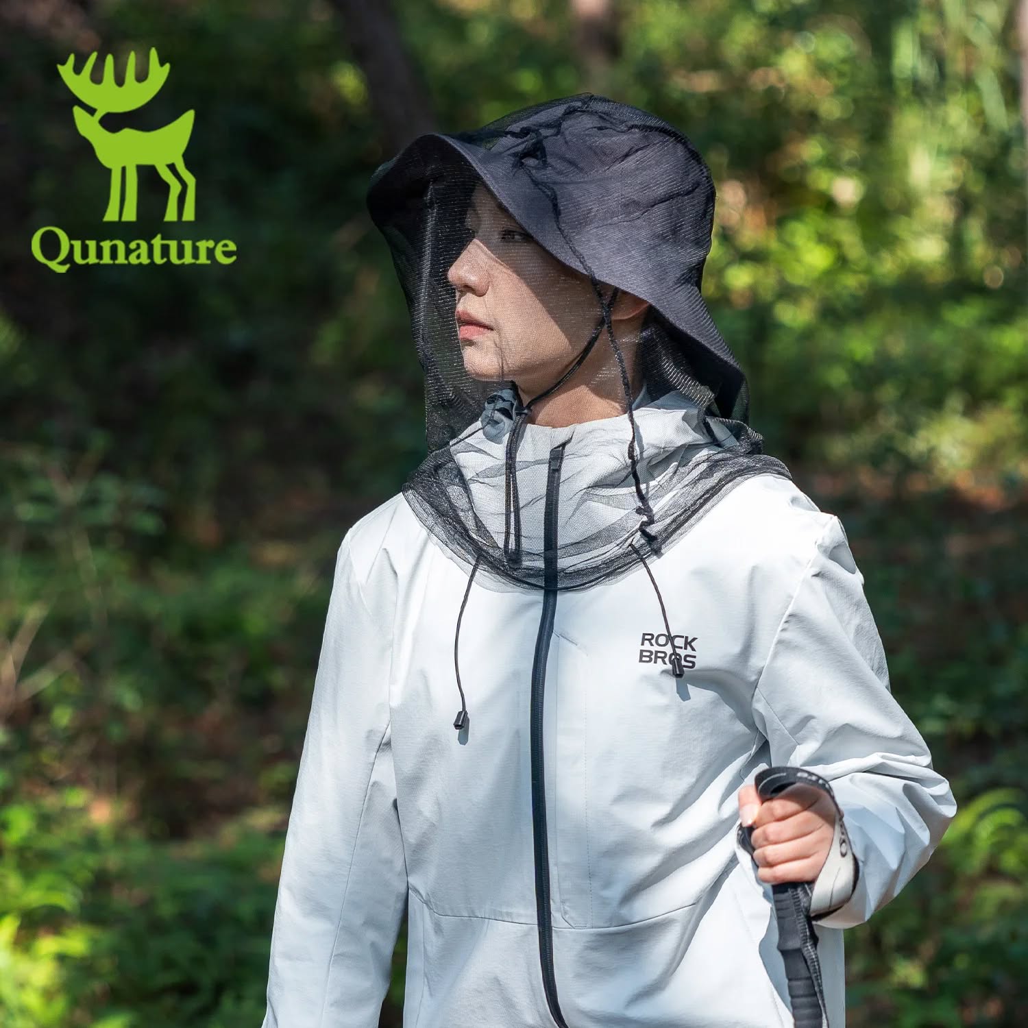 Сетка Qunature D011 противомоскитная, в чехле; черный