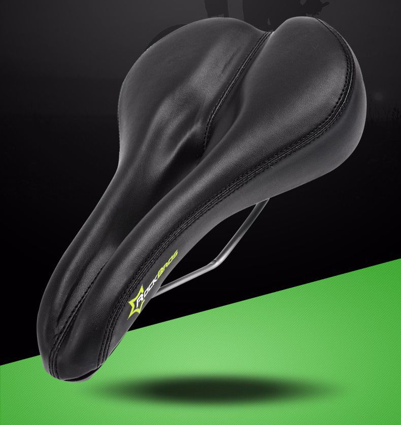 Седло ROCKBROS черное, с прорезью