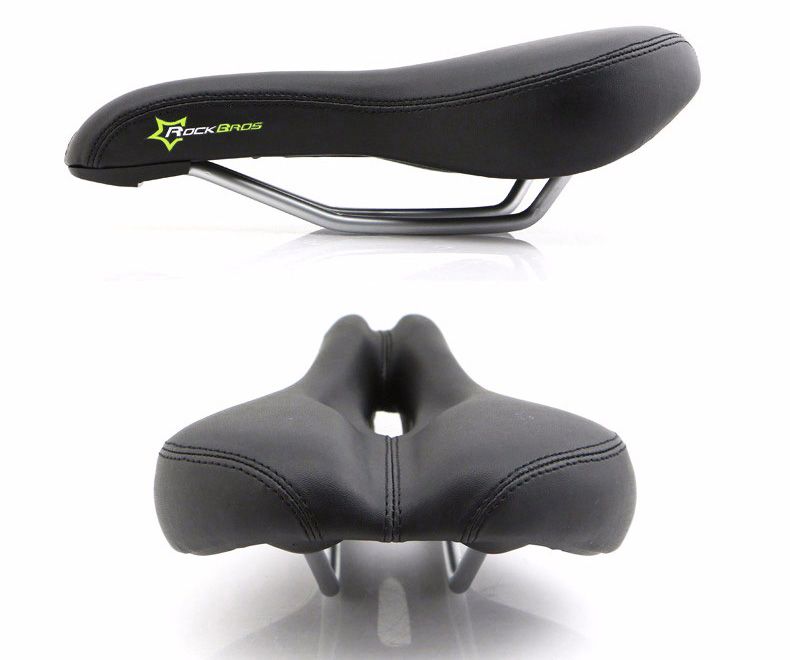 Седло ROCKBROS черное, с прорезью