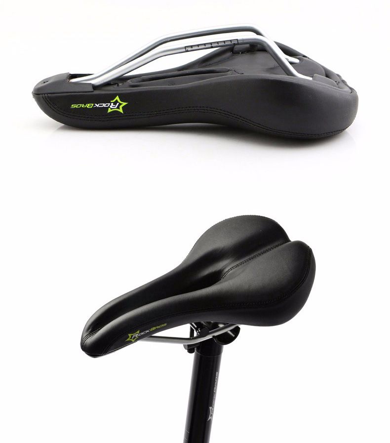 Седло ROCKBROS черное, с прорезью