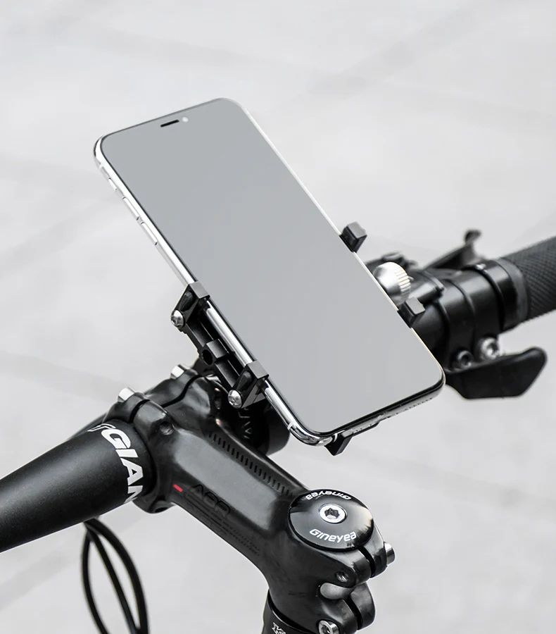 Держатель для телефона ROCKBROS 699 регулируемый, крепление на руль; черно-красный