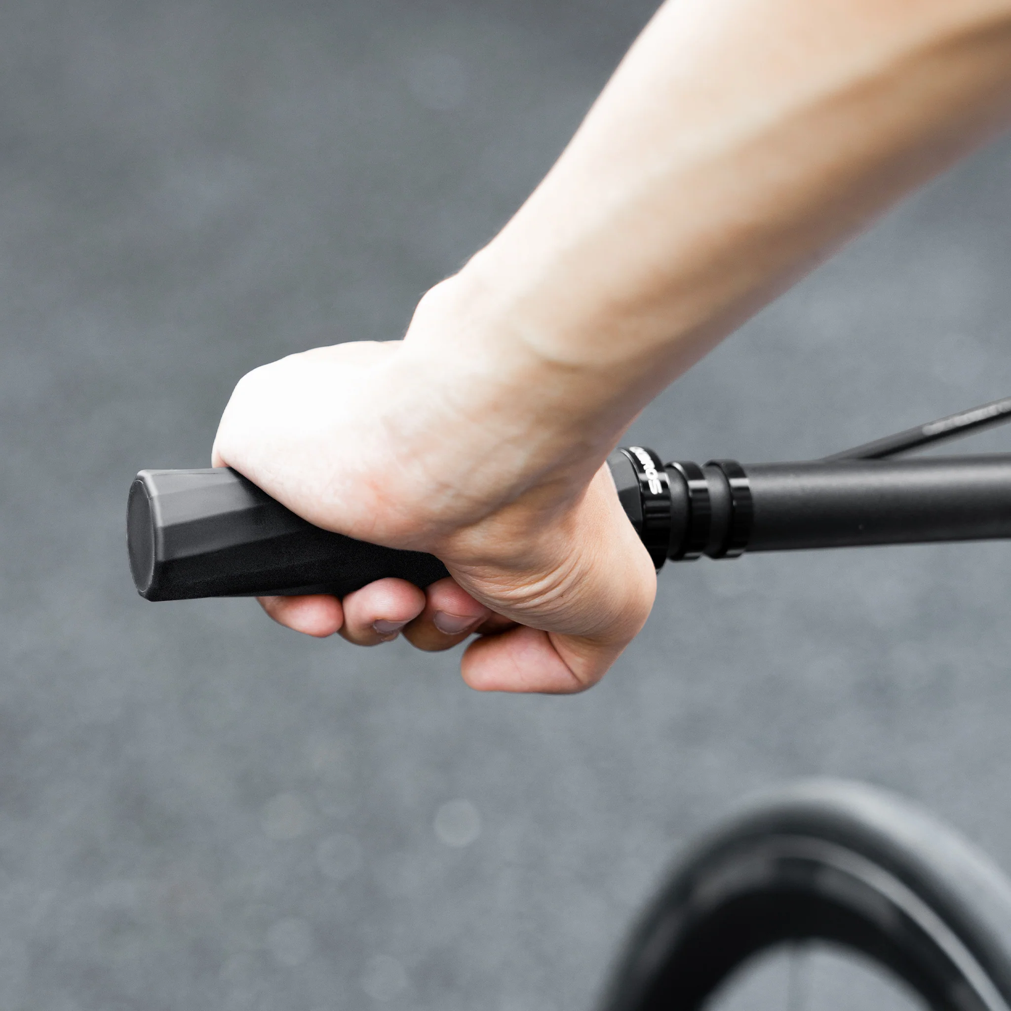 Грипсы ROCKBROS в виде спирали, материал TPE, с замком; черный