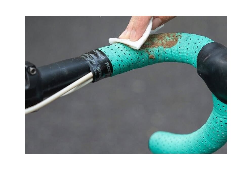 Обмотка руля ROCKBROS силиконовая, с перфорацией, 220 см; голубой "Тиффани"