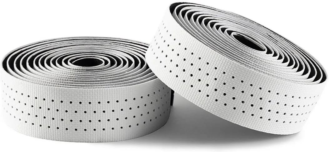 Обмотка руля ROCKBROS силиконовая, с перфорацией, 220 см; белый