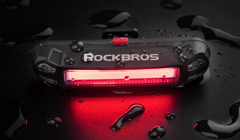 Фонарь задний ROCKBROS мягкий свет, диодный, 3 режима, USB