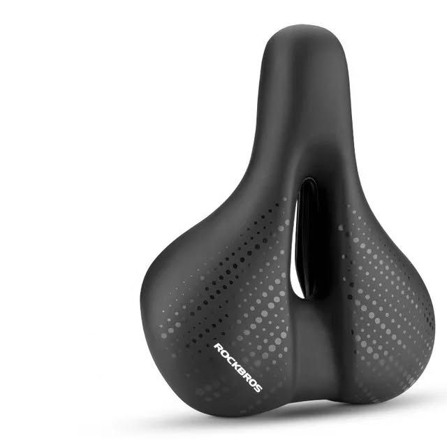 Седло ROCKBROS AQ-6090 комфортное, с ручкой, 260x220x100 мм; черный