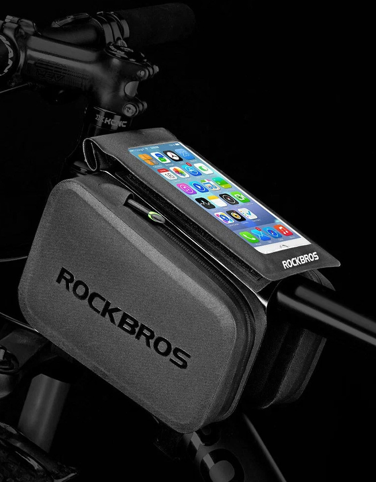 Велосумка ROCKBROS с держателем для телефона. Влагозащитная