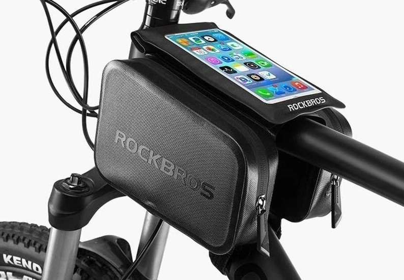 Велосумка ROCKBROS с держателем для телефона. Влагозащитная
