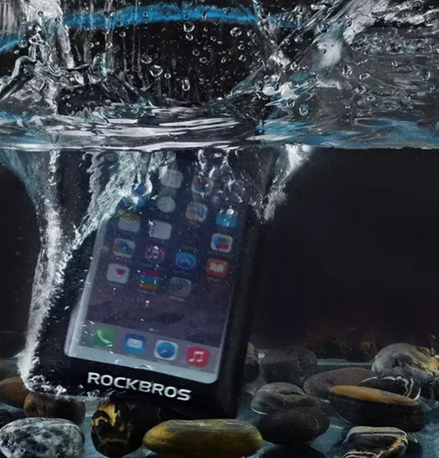 Велосумка ROCKBROS с держателем для телефона. Влагозащитная