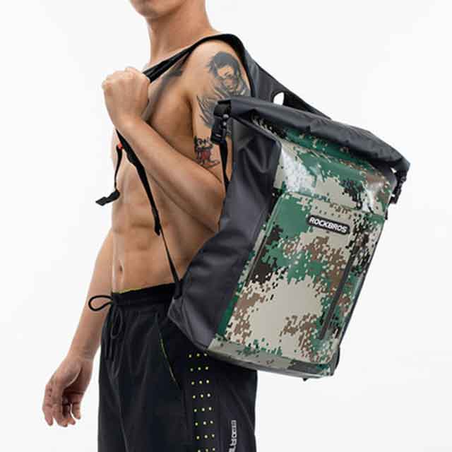 Рюкзак ROCKBROS Камуфляж. Влагозащитный