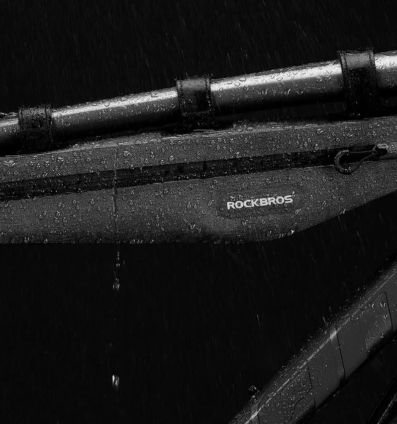 Велосумка ROCKBROS AS-052 на раму, удлиненная, объем 1,5 л; черный