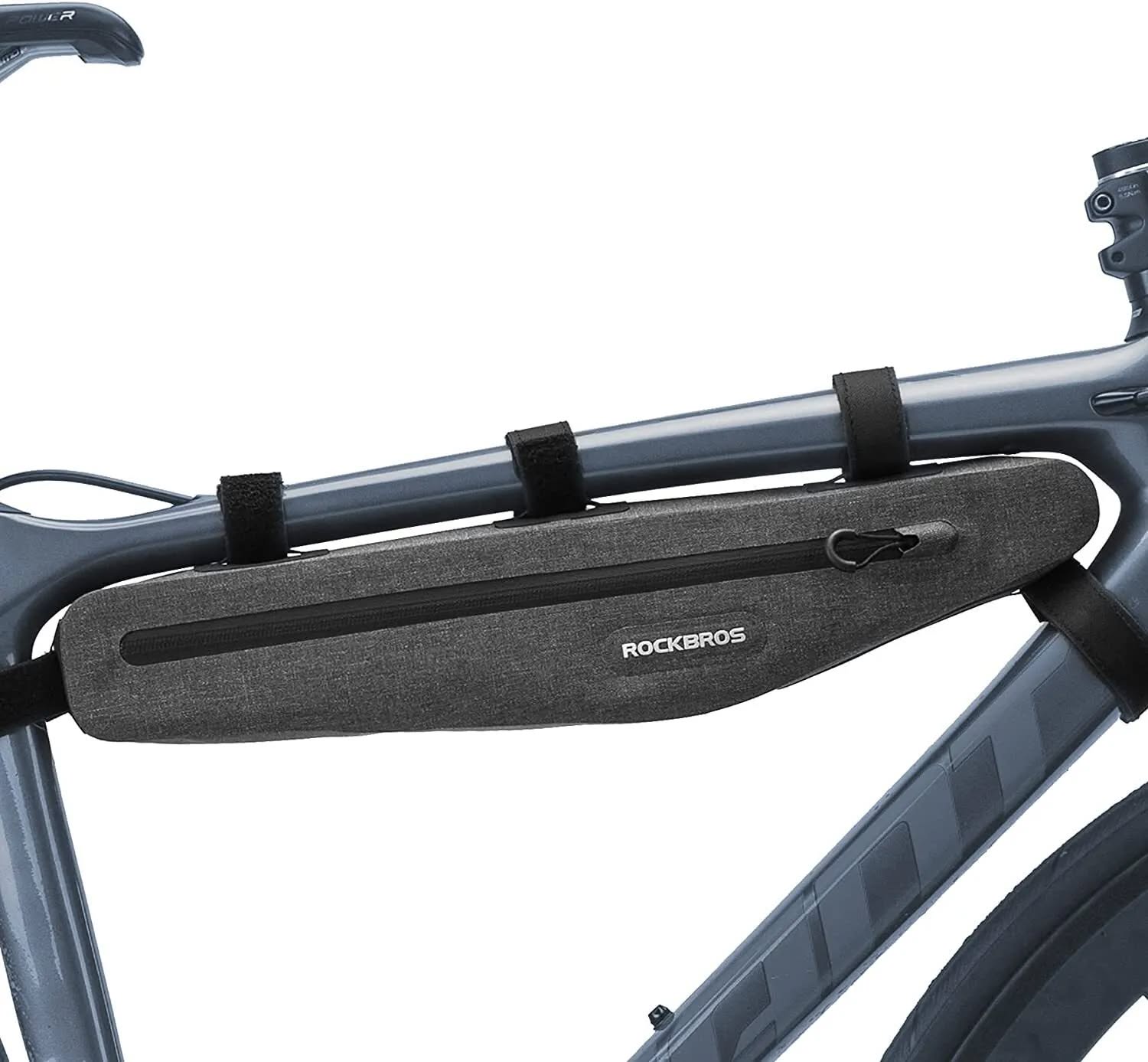 Велосумка ROCKBROS AS-052 на раму, удлиненная, объем 1,5 л; черный