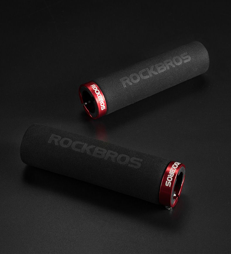 Грипсы с замком ROCKBROS черные, арт BT1001BKBK