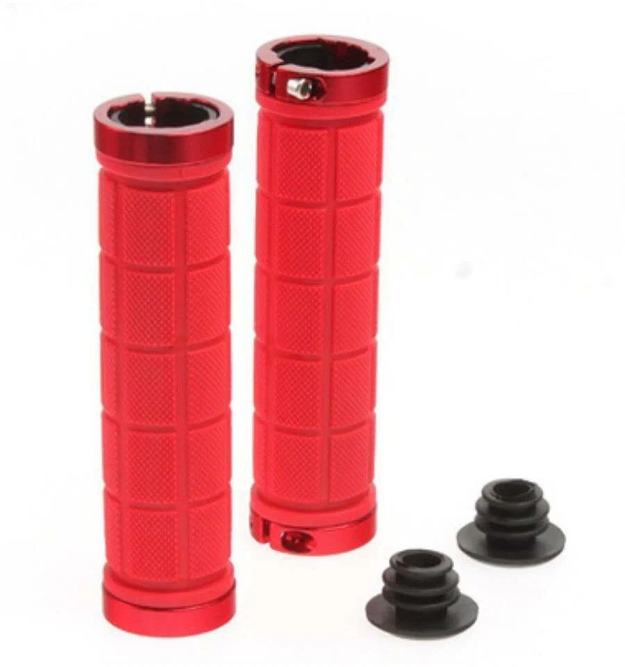 Грипсы ROCKBROS BT1011 с замком; красный / красный