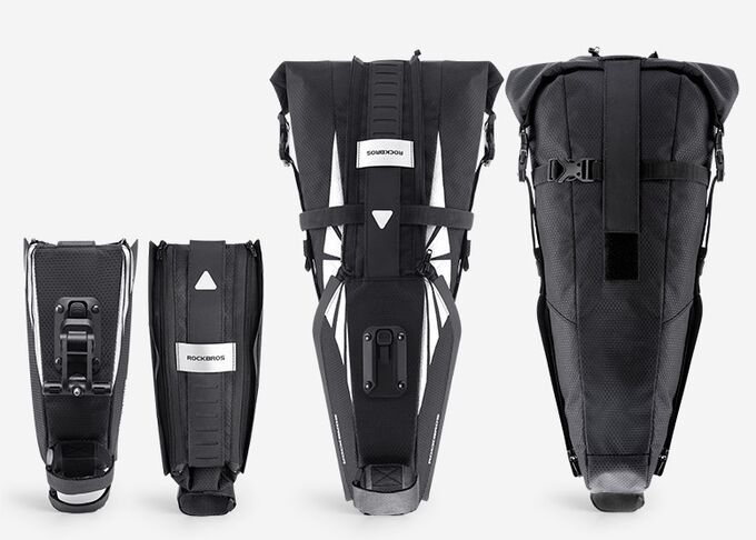 Велосумка ROCKBROS на подседельный штырь. Большая складная