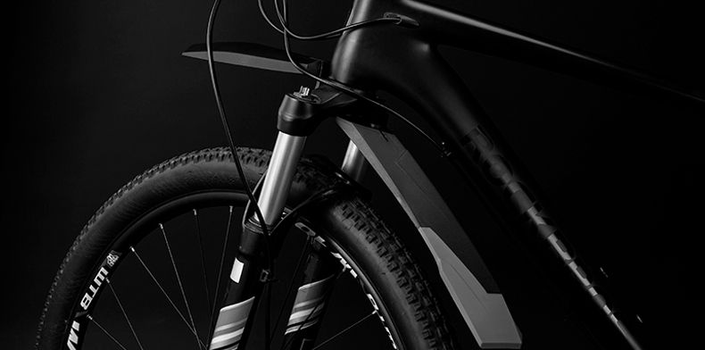 Комплект крыльев ROCKBROS черный серый, увеличенная площадь, арт DNB-890