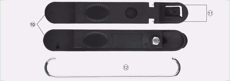 Мультитул ROCKBROS GJ804C 12-в-1; черный