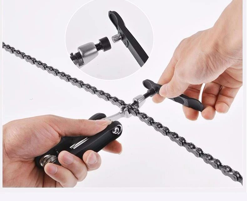 Мультитул ROCKBROS GJ804C 12-в-1; черный