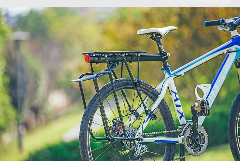 Багажник ROCKBROS HJ10010 консольный, алюминиевый, с опорами, крепления QR; черный