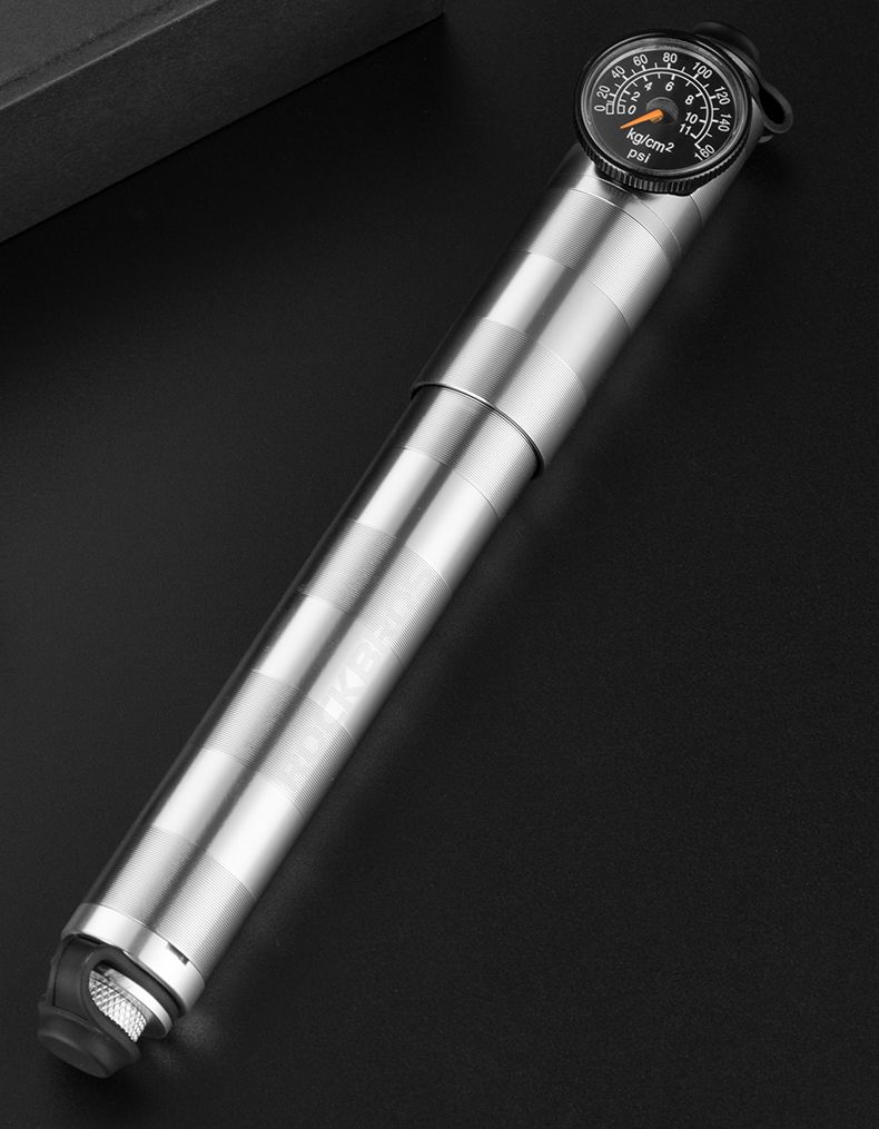 Насос ручной ROCKBROS со шлангом,  с манометром, 160 PSI