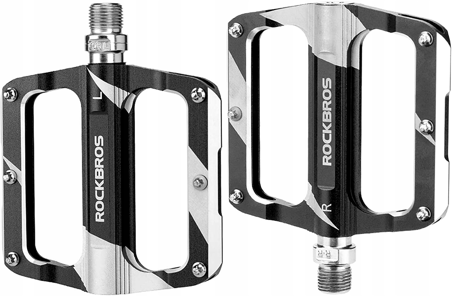 Педали ROCKBROS K306 платфирмы, алюминий; черный