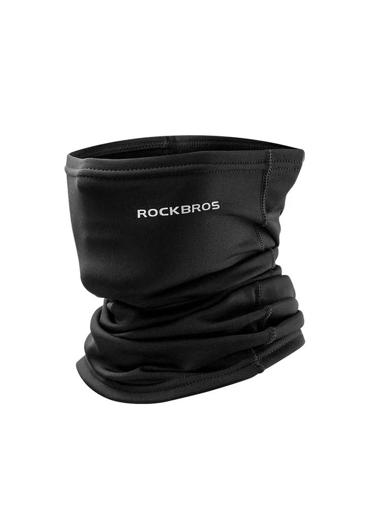 Шарф-мультибандана (баф) Rockbros утепленный флисом черный. Арт. RB_LF7759-1
