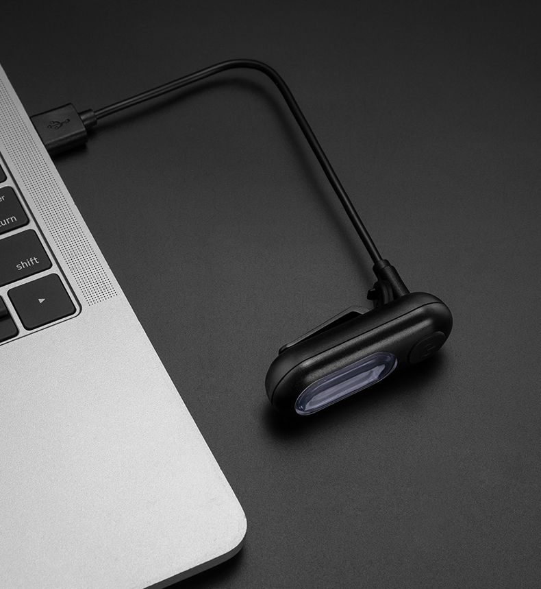 Фонарь задний ROCKBROS , крепеж на заднюю трубу, двойное мигание красным или белым, USB